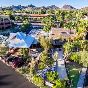 An aerial view of the Original Aunt Chilada's