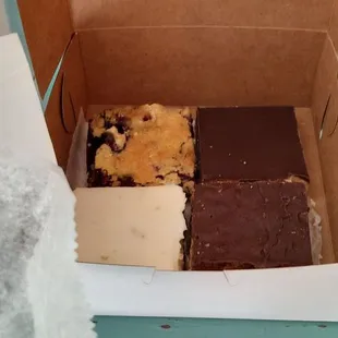 Blueberry; Key Lime ; Pecan and German Chocolate