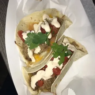 Taco w pulled pork