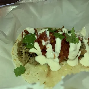 Pulled Pork taco