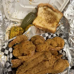 Fried fish &amp; Shrimp