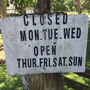 Seems like we always miss them so I wanted to post their days so that other won't have the same issue. Maybe next time.