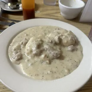 Sausage and gravy biscuits