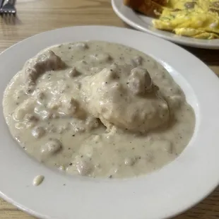 More Biscuits and their amazing gravy that Crystal makes herself