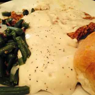 Chicken fried steak dinner special on January 9. Very tasty.
