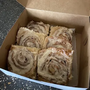 You won&apos;t regret picking up or ordering their cinnamon rolls!