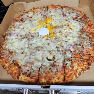 pizza, food