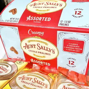 a box of assorted cookies