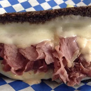 Reuben sandwich (minus the sauerkraut). . .wonderful!