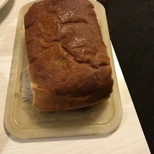 Homemade bread with every order