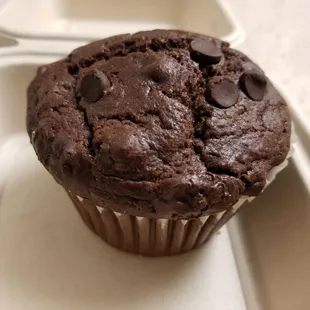 Vegan choco muffin