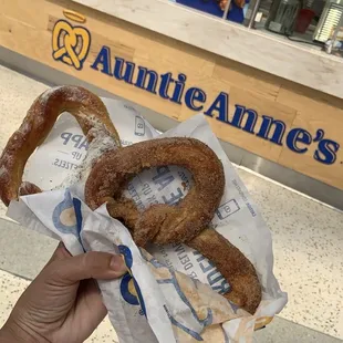 Cinnamon Sugar Pretzel for National pretzel day 4.26.22