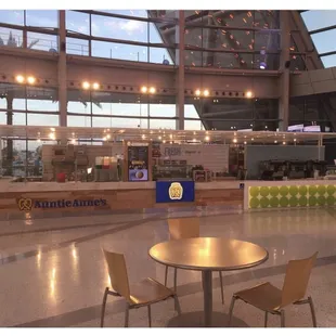 Auntie Anne's &amp; Pinkberry located inside the Anaheim Regional Transportation Intermodal Center (ARTIC).