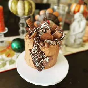 Chocolate Explosion cake yum 6" $75 with all the candies and explosion inside.