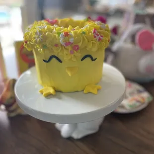This is Sunny! The Chick cake choose your flavor cakes start at $60 and up