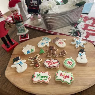 Sugar cookie assortment $55 dz