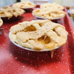 Homemade Individual Peach Pies