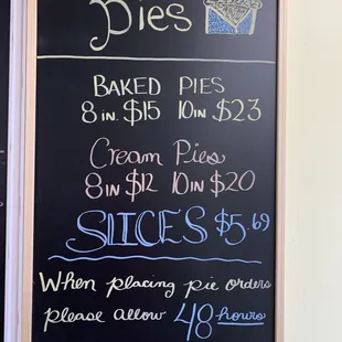 Pie menu
