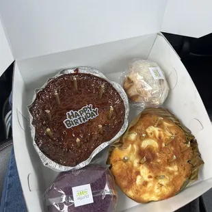 pastries assortment for my little sibling&apos;s birthday :)