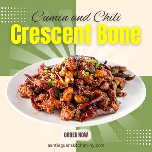 Crescent Bone w. Cumin and Chili