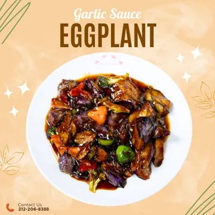 Eggplant in Garlic Sauce