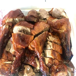 Full order (Whole) of Roasted Duck.  Juicy and delicious!