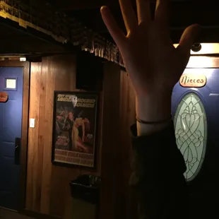 Auntie's restrooms: nieces and nephews.