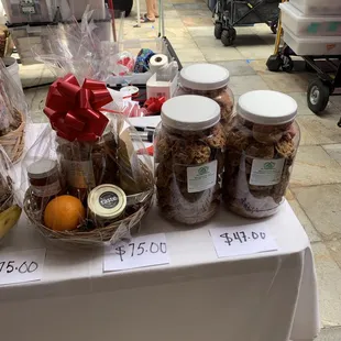 a variety of cookies