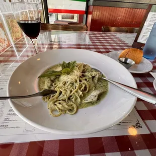 Creamy Pesto with chicken