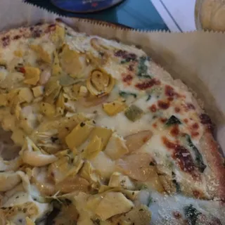 22. Spinach, Artichoke & Roasted Garlic Pizza