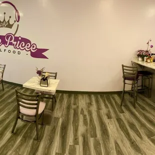 the inside of a restaurant