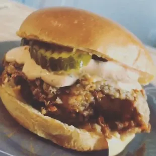 Regular/Spicy Chicken sandwich.