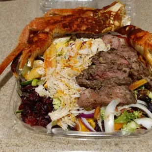 Signature Steak and Crab Salad