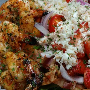 Signature Shrimp and Lump Crab Meat Salad plus unlimited topping $28.00