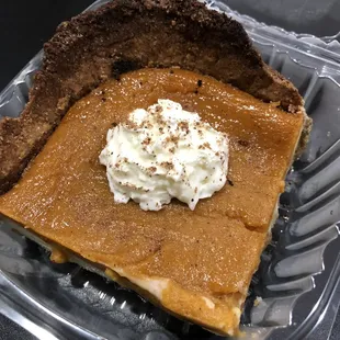 Sweet potato cream cheese pie