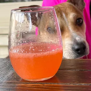Strawberry lime mimosa
