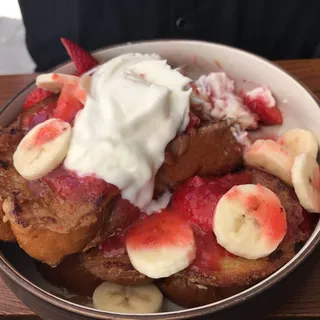 Strawberry Banana French Toast, Waffle, or Pancake