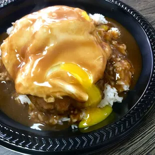 Hawaiian comfort food, classic Loco Moco