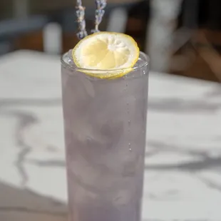 a lavender lemonade