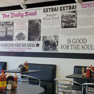 the interior of a restaurant