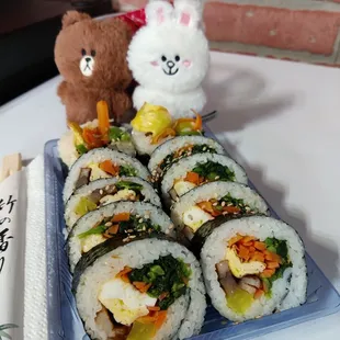 Fishcake Kimbap... Delicious and healthy!