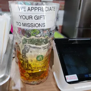 She donates some of her profits