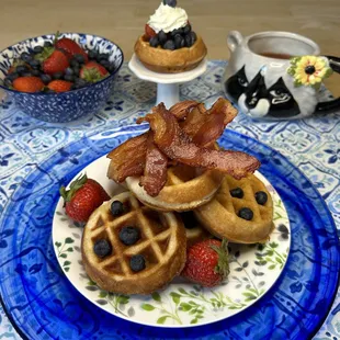 Waffles and Bacon