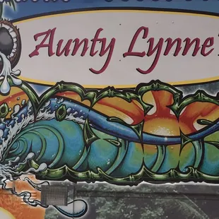 a sign for a restaurant