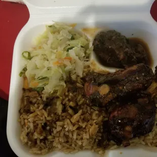 Stew chicken meal