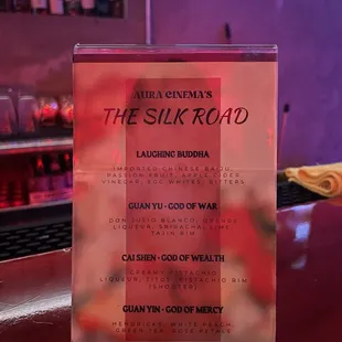 Cocktail Menu