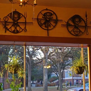 Looking out at Hickory and campus.