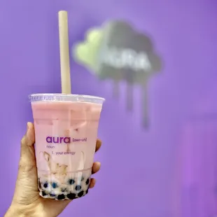 Aura's 'Berried Treasure' Strawberry Jasmine Green Milk Tea