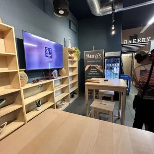 interior, sushi and sashimi