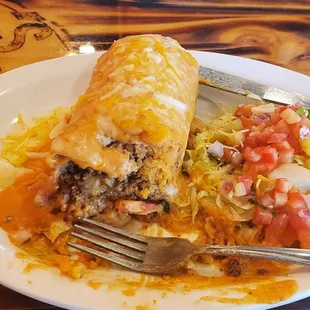 BEEF CHIMICHANGA.